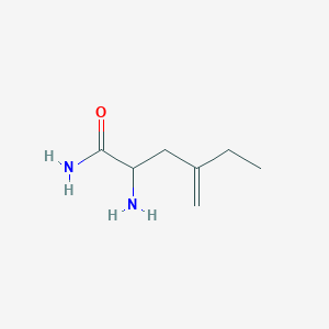 2-Amino-4-methylidenehexanamide