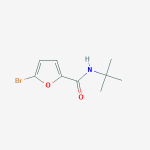 molecular formula C9H12BrNO2 B1331503 5-溴-N-叔丁基呋喃-2-甲酰胺 CAS No. 356562-19-1