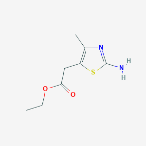 B1331504 Ethyl (2-amino-4-methyl-1,3-thiazol-5-yl)acetate CAS No. 78468-68-5