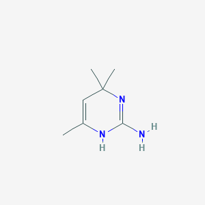 molecular formula C7H13N3 B1331506 4,4,6-三甲基-1,4-二氢嘧啶-2-胺 CAS No. 42794-77-4