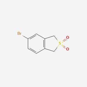 B1331509 5-Bromo-1,3-dihydro-benzo(c)thiophene 2,2-dioxide CAS No. 351005-12-4