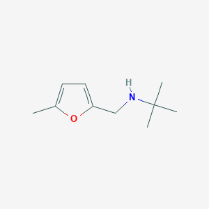 molecular formula C10H17NO B13315099 Tert-butyl[(5-methylfuran-2-yl)methyl]amine 