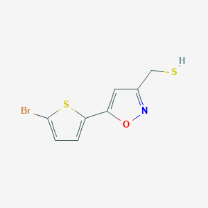 [5-(5-Bromothiophen-2-YL)-1,2-oxazol-3-YL]methanethiol