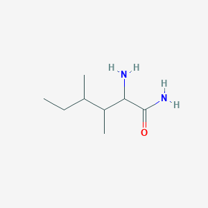 2-Amino-3,4-dimethylhexanamide