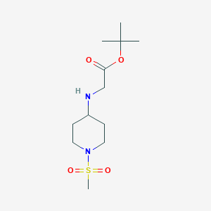 Tert-butyl 2-[(1-methanesulfonylpiperidin-4-yl)amino]acetate