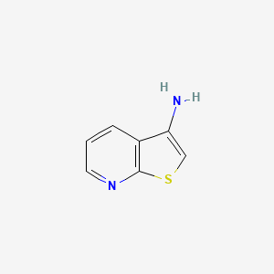 molecular formula C7H6N2S B1331513 噻吩并[2,3-b]吡啶-3-胺 CAS No. 26579-54-4