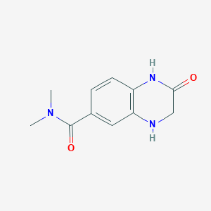 N,N-Dimethyl-2-oxo-1,2,3,4-tetrahydroquinoxaline-6-carboxamide