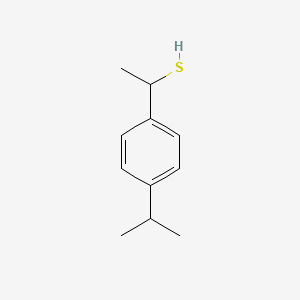 1-[4-(Propan-2-YL)phenyl]ethane-1-thiol