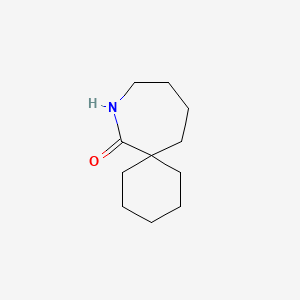 molecular formula C11H19NO B13315247 8-Azaspiro[5.6]dodecan-7-one 