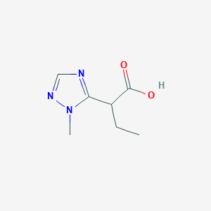 2-(1-Methyl-1H-1,2,4-triazol-5-yl)butanoic acid