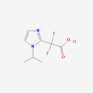 2,2-Difluoro-2-[1-(propan-2-yl)-1H-imidazol-2-yl]acetic acid