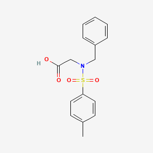molecular formula C16H17NO4S B1331533 2-(N-苄基-4-甲基苯磺酰胺)乙酸 CAS No. 20158-69-4