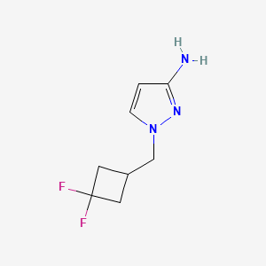 1-[(3,3-Difluorocyclobutyl)methyl]-1H-pyrazol-3-amine