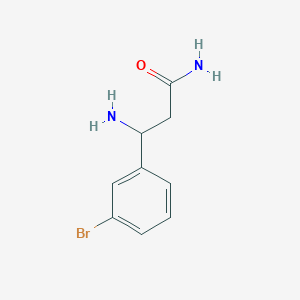 3-Amino-3-(3-bromophenyl)propanamide