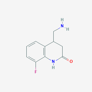 4-(Aminomethyl)-8-fluoro-1,2,3,4-tetrahydroquinolin-2-one