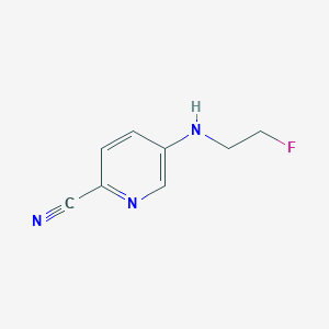 5-[(2-Fluoroethyl)amino]pyridine-2-carbonitrile