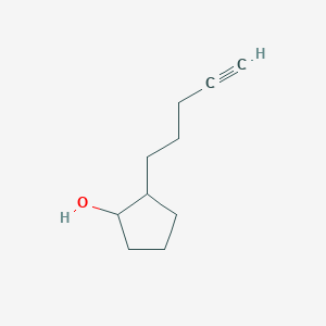 2-(Pent-4-yn-1-yl)cyclopentan-1-ol