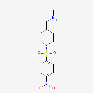 Methyl({[1-(4-nitrobenzenesulfonyl)piperidin-4-yl]methyl})amine