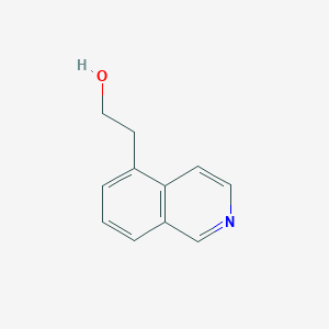 molecular formula C11H11NO B13315620 2-(Isoquinolin-5-YL)ethan-1-OL 