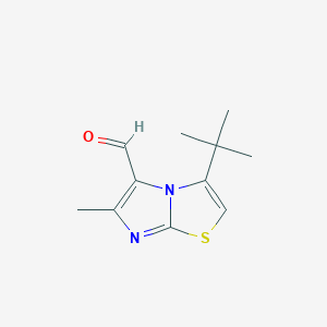 3-(1,1-Dimethylethyl)-6-methylimidazo[2,1-B]thiazole-5-carboxaldehyde