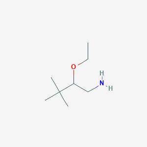 molecular formula C8H19NO B13315641 2-Ethoxy-3,3-dimethylbutan-1-amine 