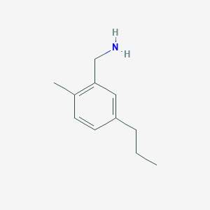 (2-Methyl-5-propylphenyl)methanamine