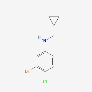 3-bromo-4-chloro-N-(cyclopropylmethyl)aniline