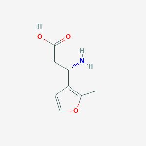 (3S)-3-Amino-3-(2-methylfuran-3-YL)propanoic acid