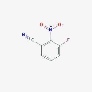 molecular formula C7H3FN2O2 B1331573 3-氟-2-硝基苯甲腈 CAS No. 1000339-52-5