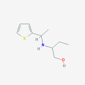 2-{[1-(Thiophen-2-yl)ethyl]amino}butan-1-ol