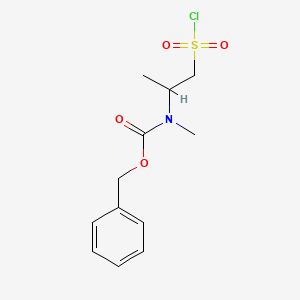 Benzyl N-[1-(chlorosulfonyl)propan-2-yl]-N-methylcarbamate