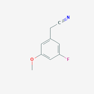 molecular formula C9H8FNO B1331575 2-(3-氟-5-甲氧基苯基)乙腈 CAS No. 914637-31-3
