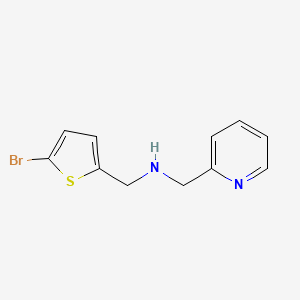 [(5-Bromothiophen-2-YL)methyl](pyridin-2-ylmethyl)amine