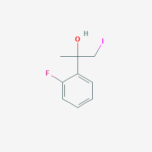 2-(2-Fluorophenyl)-1-iodopropan-2-ol