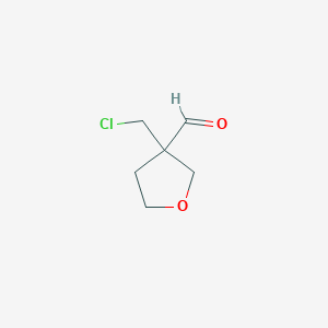 3-(Chloromethyl)oxolane-3-carbaldehyde