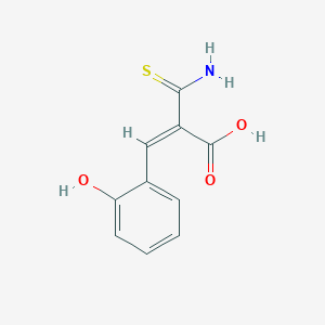 (2E)-2-(aminocarbonothioyl)-3-(2-hydroxyphenyl)acrylic acid