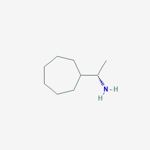 (1S)-1-cycloheptylethan-1-amine