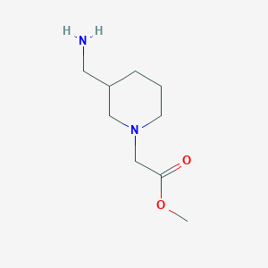 Methyl 2-[3-(aminomethyl)piperidin-1-yl]acetate