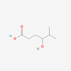 molecular formula C7H14O3 B13315903 4-Hydroxy-5-methylhexanoic acid 