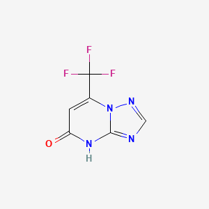 molecular formula C6H3F3N4O B13315916 7-(Trifluoromethyl)-[1,2,4]triazolo[1,5-a]pyrimidin-5(4h)-one 