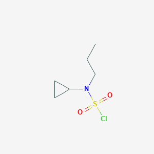 N-cyclopropyl-N-propylsulfamoyl chloride