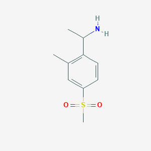 1-(4-Methanesulfonyl-2-methylphenyl)ethan-1-amine