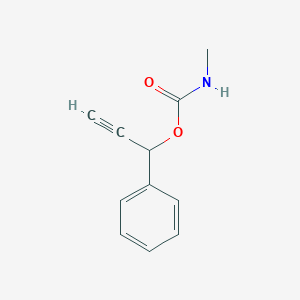 1-Phenylprop-2-YN-1-YL N-methylcarbamate