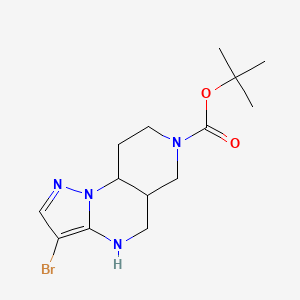 tert-Butyl 5-bromo-2,3,7,11-tetraazatricyclo[7.4.0.0,2,6]trideca-3,5-diene-11-carboxylate