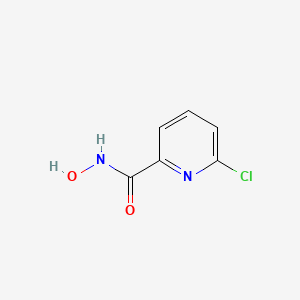 molecular formula C6H5ClN2O2 B13315990 6-Chloro-N-hydroxypyridine-2-carboxamide 