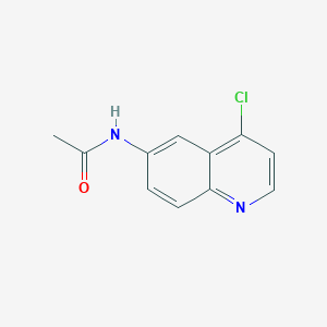 N-(4-chloroquinolin-6-yl)acetamide