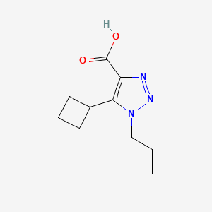 5-Cyclobutyl-1-propyl-1H-1,2,3-triazole-4-carboxylic acid