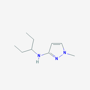 1-methyl-N-(pentan-3-yl)-1H-pyrazol-3-amine