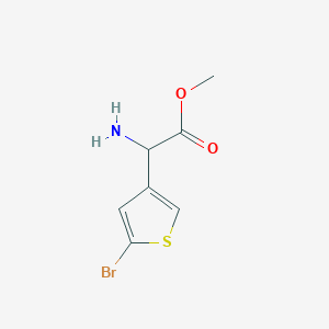 Methyl 2-amino-2-(5-bromothiophen-3-yl)acetate