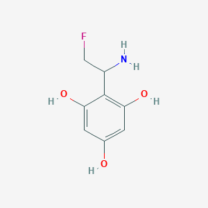 2-(1-Amino-2-fluoroethyl)benzene-1,3,5-triol